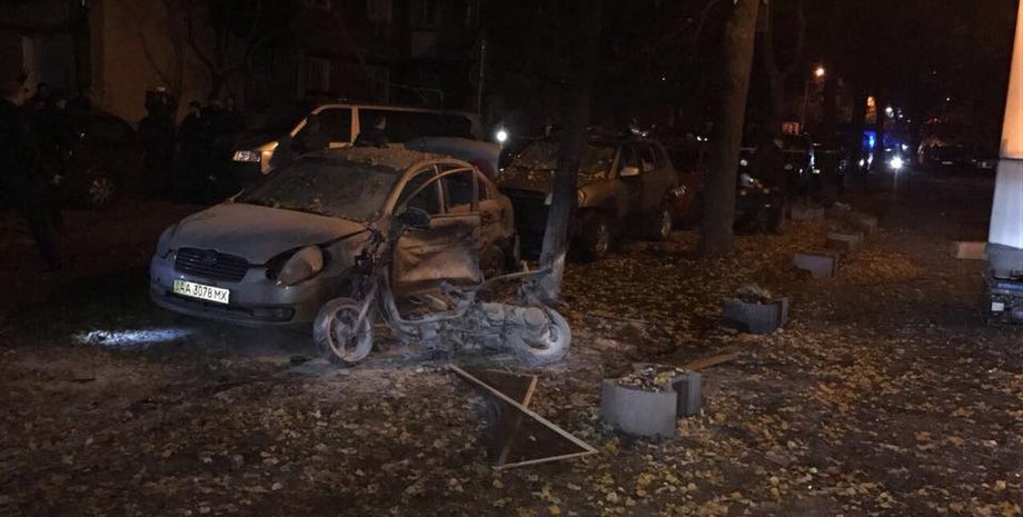 Место взрыва / Фото: facebook.com/evgeniy.deidei