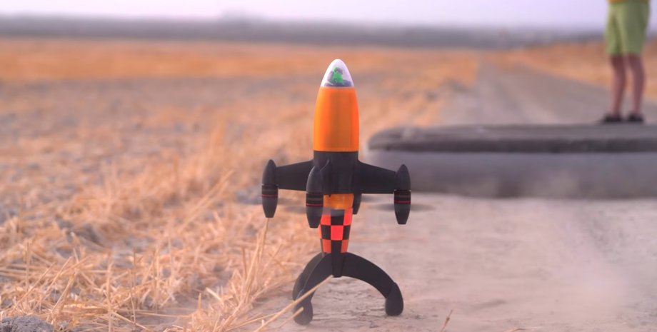 Дрон Peregreen V4 во время летных испытаний