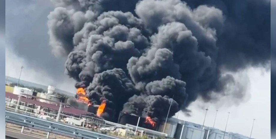 Последствия атаки БПЛА