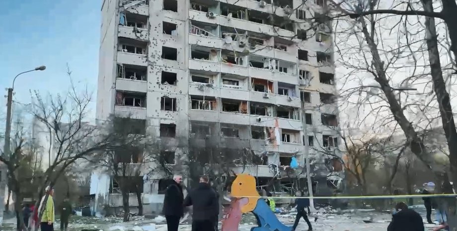 Атака на Харків 18 квітня, Обстріл Харкова 18 квітня, Харків удар РФ, Харків балістика, Харків руйнування, Харків будинки 18 квітня, Харків Терехов про обстріл, Харків Синєгубов про обстріл