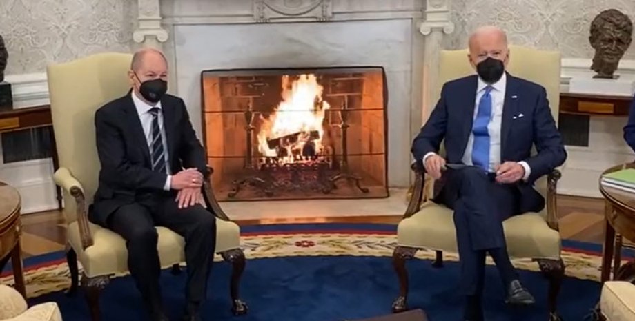 Байден и Шольц