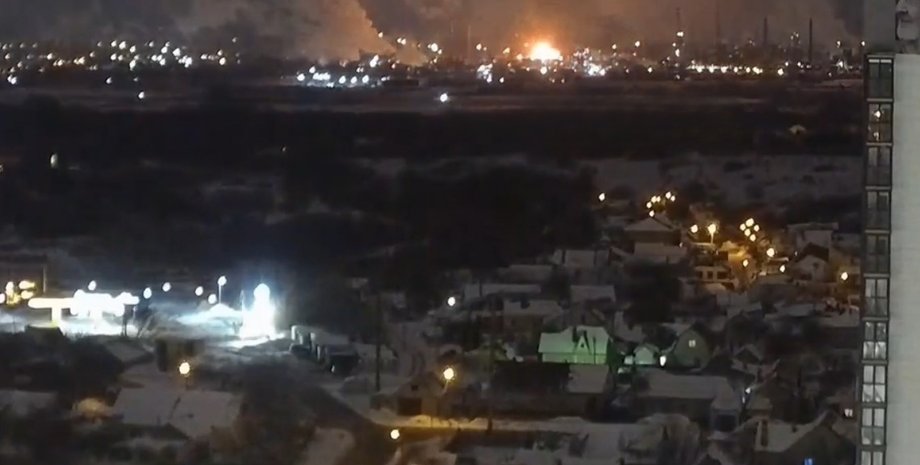 Липецк, взрыв, Россия, пожар, фото