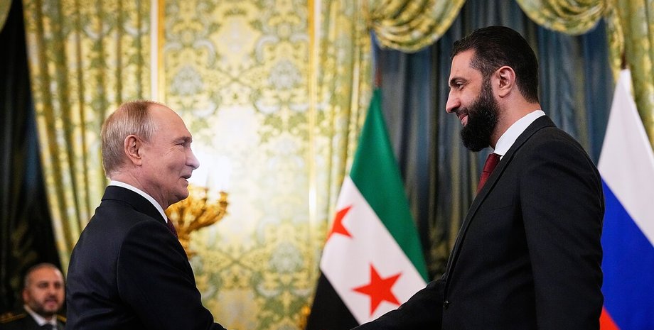 Путин и аш-Шараа в Кремле говорили об отношениях двух стран