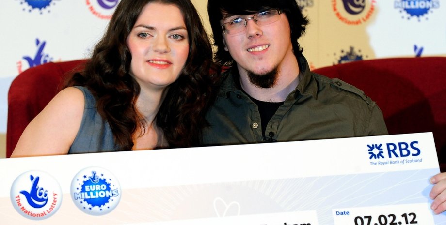 Сімейна пара, Метт і Кассі Топхем, виграли в лотерею, джекпот, приз,