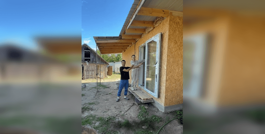 Дом в селе Алины и Руслана Глебкив