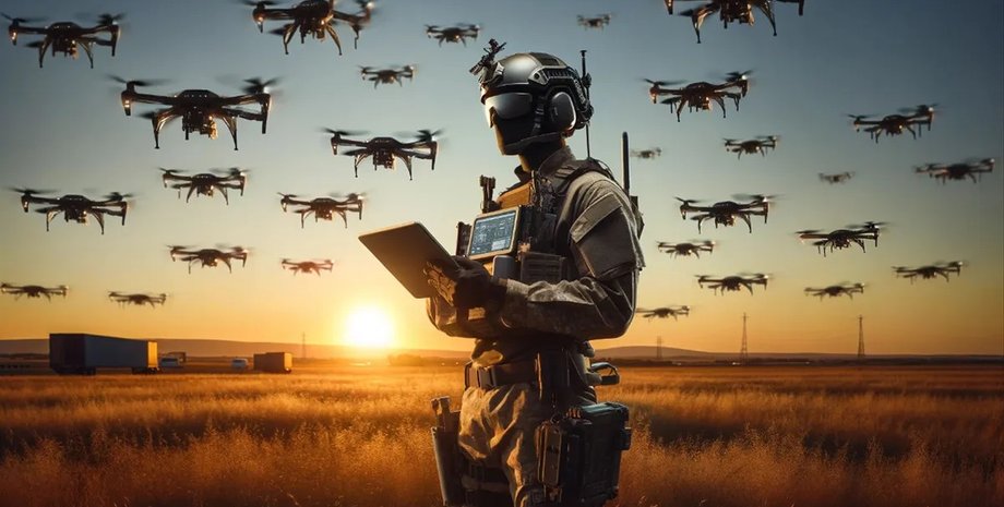 оператор дронов, рой дронов, дроны