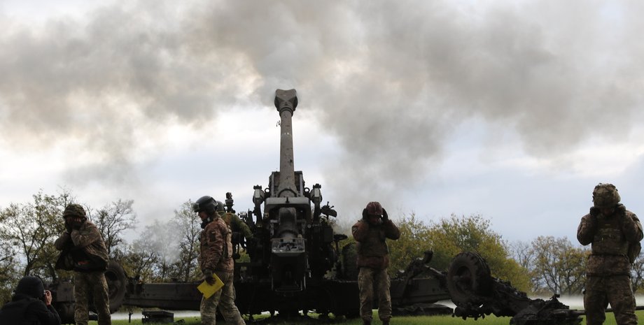 Артиллерия ВСУ артбригада обстрел огонь война