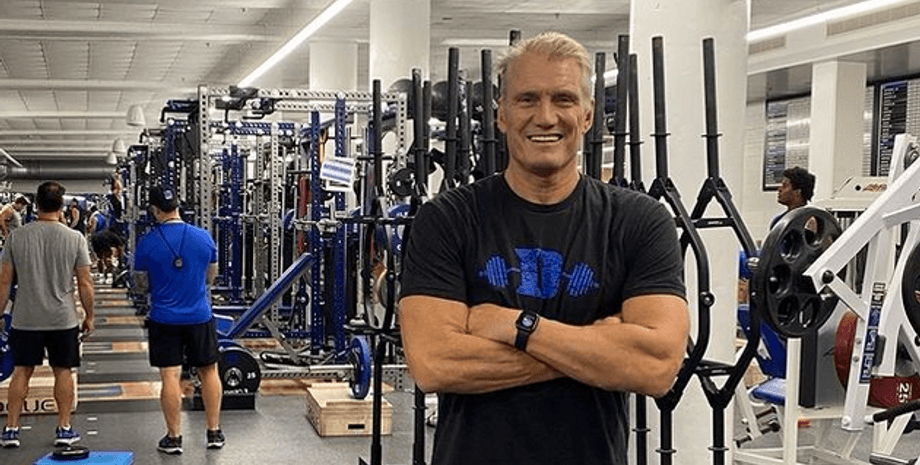 Дольф Лундгрен, актер, спортза