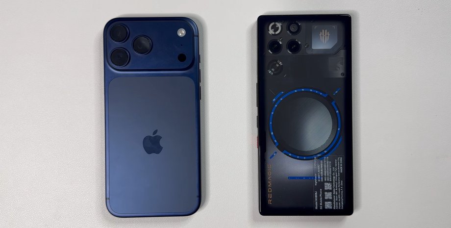 iPhone 17 Pro Max RedMagic 11 Pro ігровий тест iPhone 17 Pro Max RedMagic 11 Pro