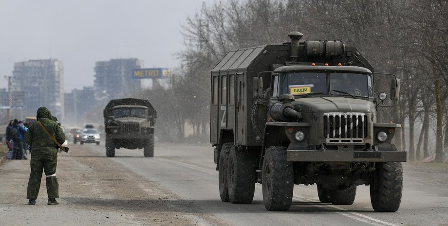 Маріуполь техніка, військова техніка, зс рф у Маріуполі