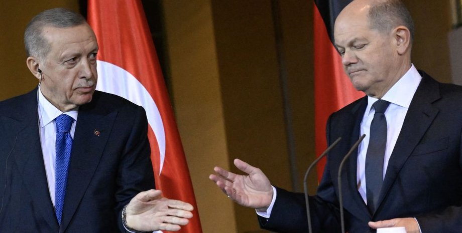 Олаф Шольц, Реджеп Тайїп Ердоган