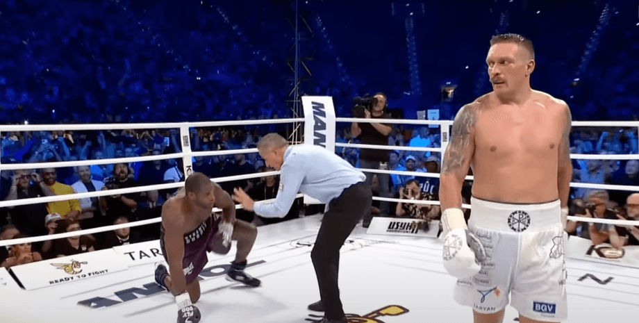 Александр Усик, Даниэль Дюбуа, бокс, спортсмены, боксерский поединок, нокаут