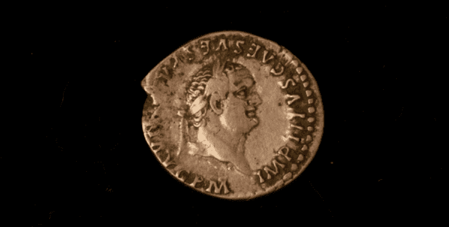 Древнеримская монета, датированная I веком нашей эры. фото: DigVentures