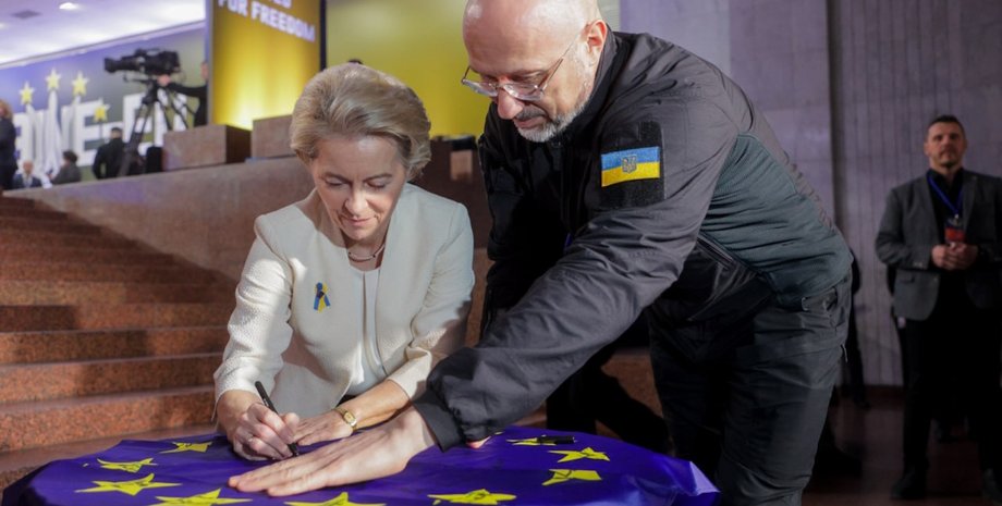 Президент Европейской комиссии, Урсула фон дер Ляйен, премьер-министр, Денис Шмыгаль