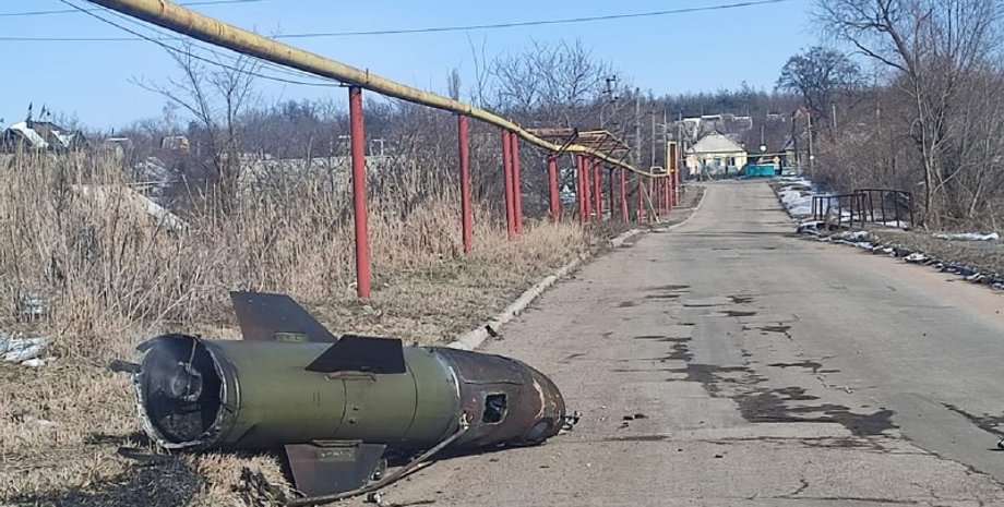 Обломки ракеты "Точка У"