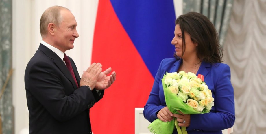 маргарита симоньян і Володимир Путін