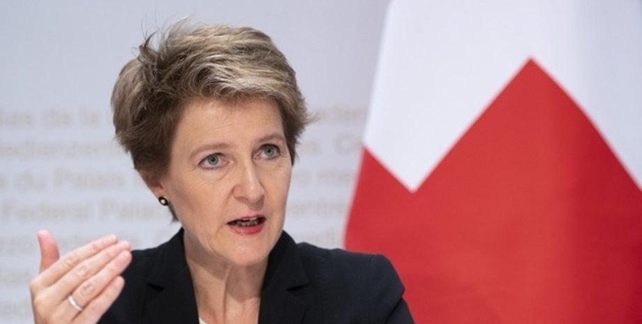 Президент Швейцарии Симонетта Соммаруга. Фото: 24Heures