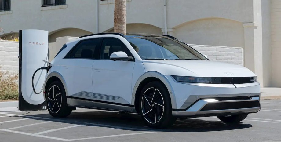 електрокар зарядка Hyundai