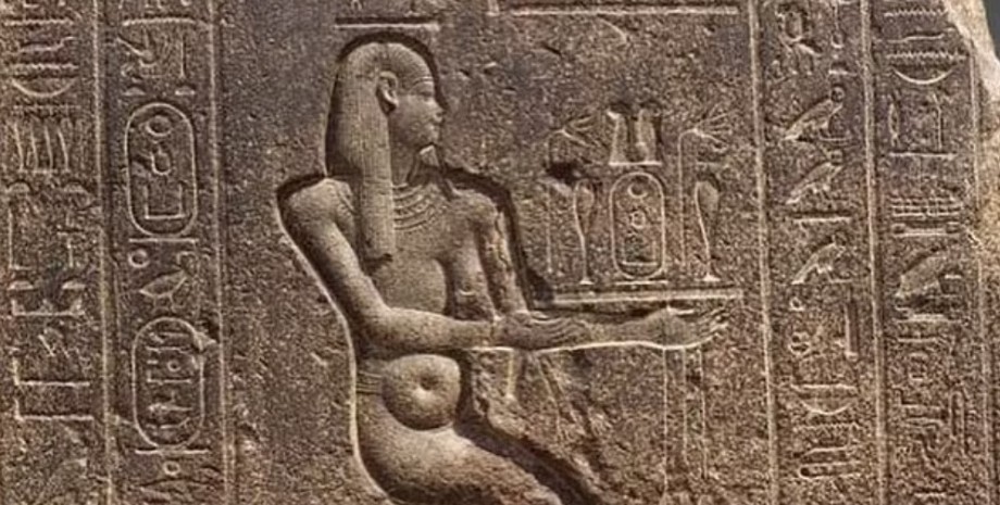 Базальтовый камень, Древний Египет, храм, Нектанеб I, фараон