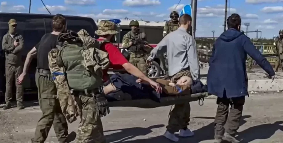 полк азов, раненые азов