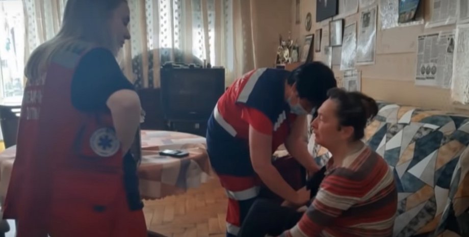 Киев, пострадавшая