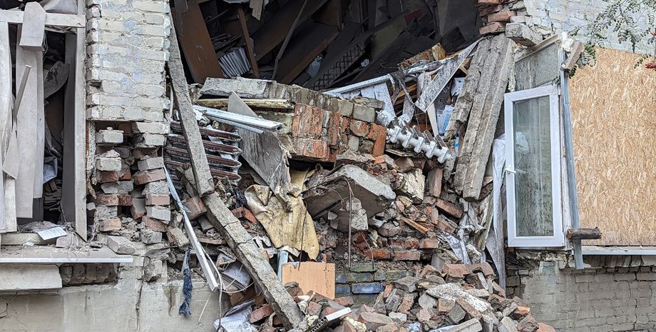 Покровск прилет, Покровск обстрел, удар, прилет, разрушения, война, донбасс