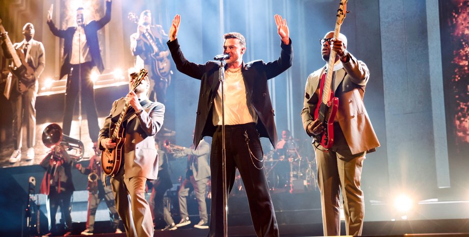 Джастина Тимберлейка, сцена, музыканты, концерт