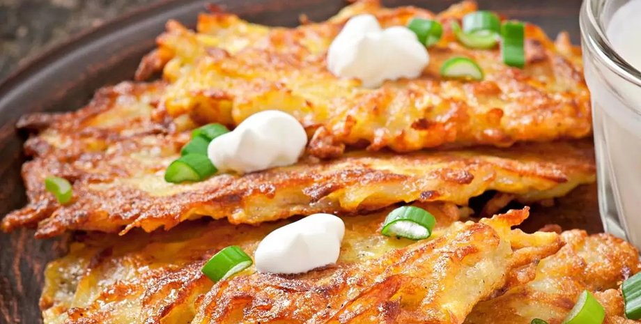 дерун, гуляш, картофельные оладьи, кулинария