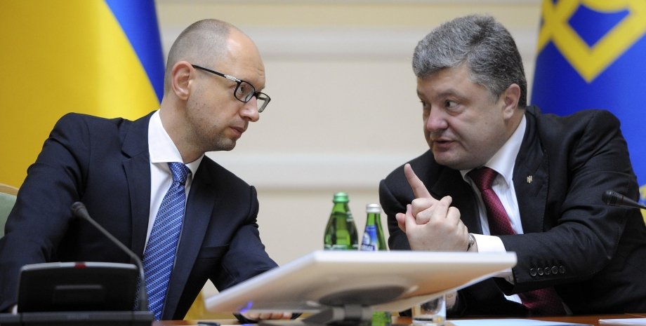 Петр Порошенко и Арсений Яценюк / Фото пресс-службы парламента