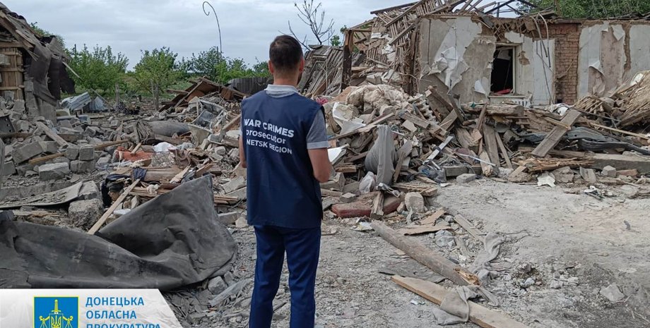 Селидово обстрел, разрушенный дом