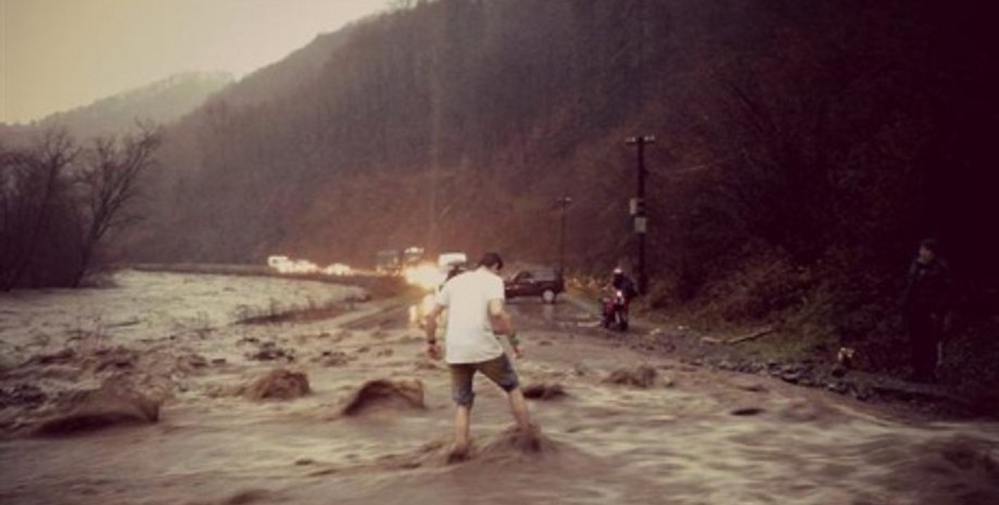 Наводнение в Закарпатье