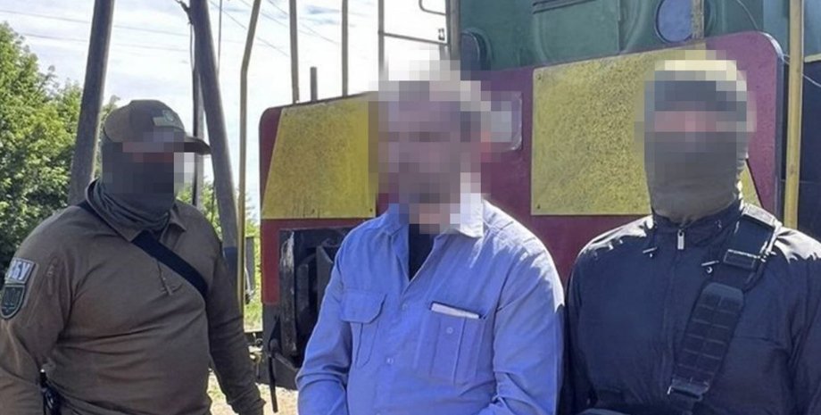 Укрзализныця, локомотив, СБУ, задержание, поезд