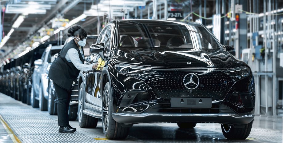 Mercedes-Benz EQS SUV, Mercedes EQS SUV, новый Mercedes-Benz EQS, кроссовер Mercedes-Benz, электромобиль Mercedes-Benz