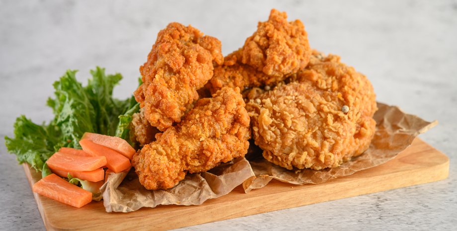 курка, панірування