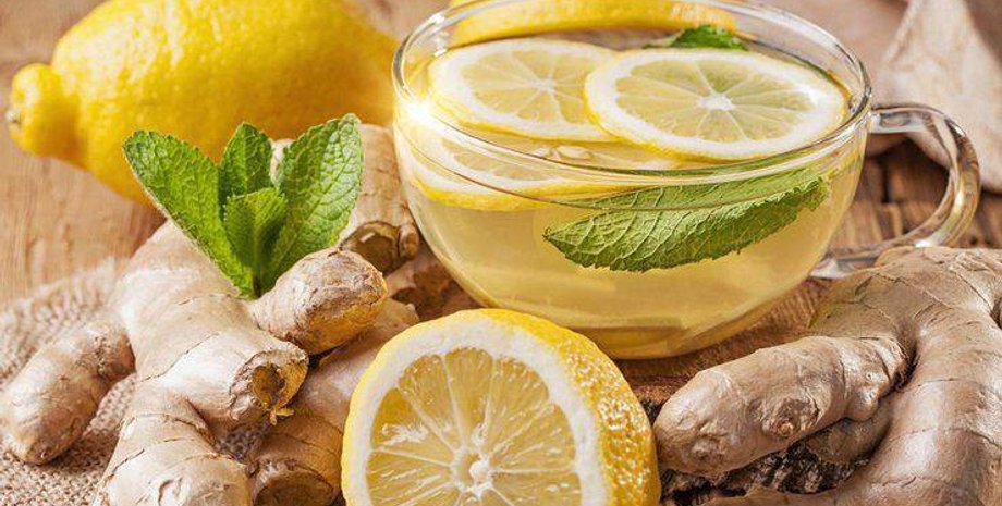 имбирный чай, чай с имбирем