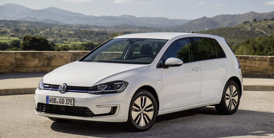 Volkswagen, Volkswagen Golf, Volkswagen e-Golf, Электрокары, Электромобили, Продажи, Украина, Статистика, Авто