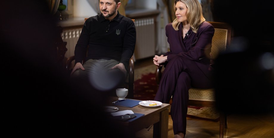 Президент Украины, Владимир Зеленский, Первая леди, Елена Зеленская, интервью, Президент Украины, Владимир Зеленский