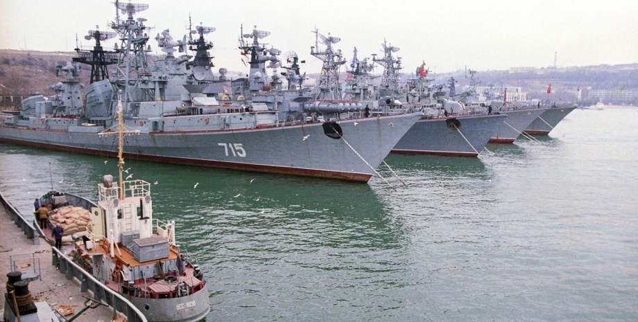 флот РФ, Чорне море, Азовське море, кораблі рф