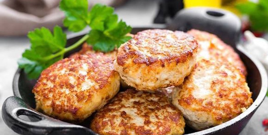 Курячі котлети з овочами в духовці, курячі котлети, курячі котлети рецепт