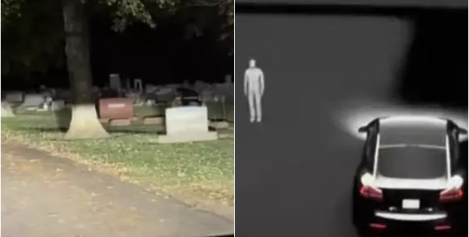 тесла камеры кладбище "Не может быть": мужчина проехался на Tesla и увидел то, что заставляет испугаться