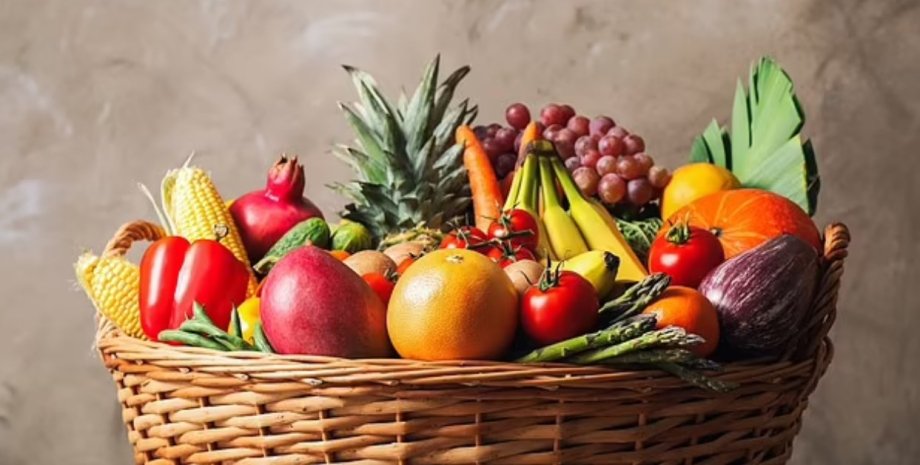 фрукти, овочі, правильне харчування