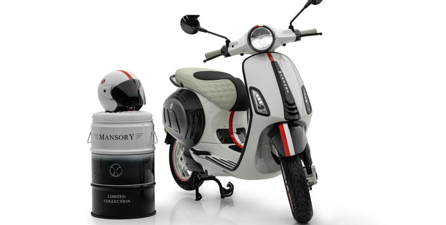 Vespa Monaco Edition, Vespa Elettrica, Vespa Mansory, скутер Vespa, электроскутер Vespa, электроскутер Vespa