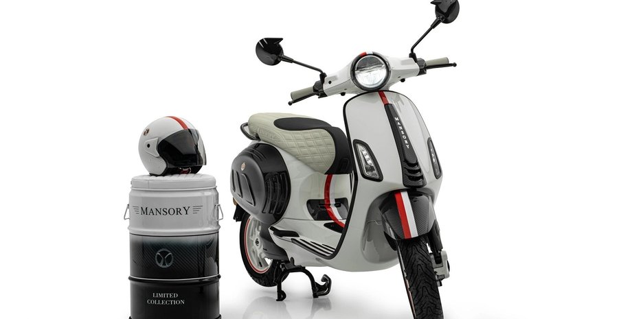 Vespa Monaco Edition, Vespa Elettrica, Vespa Mansory, скутер Vespa, электроскутер Vespa, электроскутер Vespa