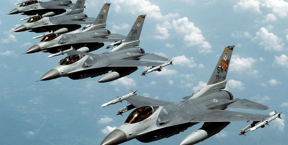 Винищувачі F-16, літаки, F-16