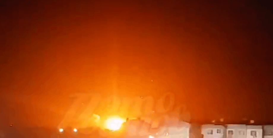 БПЛА, атака, последствия атаки, аэродром РФ, пожар, последствия атаки