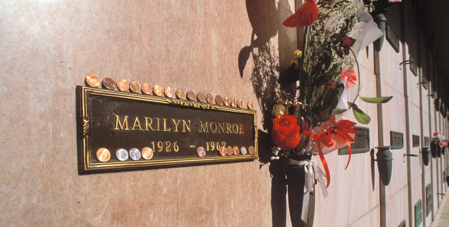 склеп, Мэрилин Монро, кладбище, Лос-Анджелес