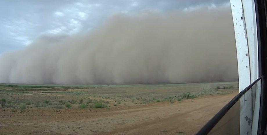 Житомир, непогода, пылевая буря,