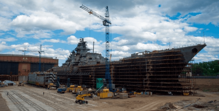 The Admiral Tynomov cruiser, which allegedly had to surpass most of the western ...