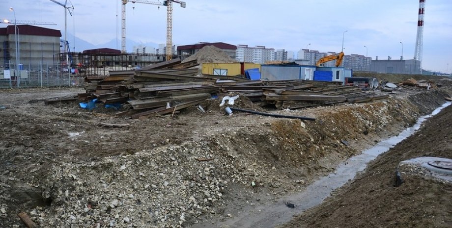 Строительство олимпийских объектов в Сочи / Фото: blogsochi.ru