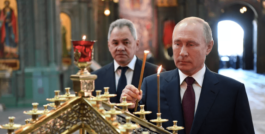 Владимир Путин в главном храме Вооруженных сил РФ